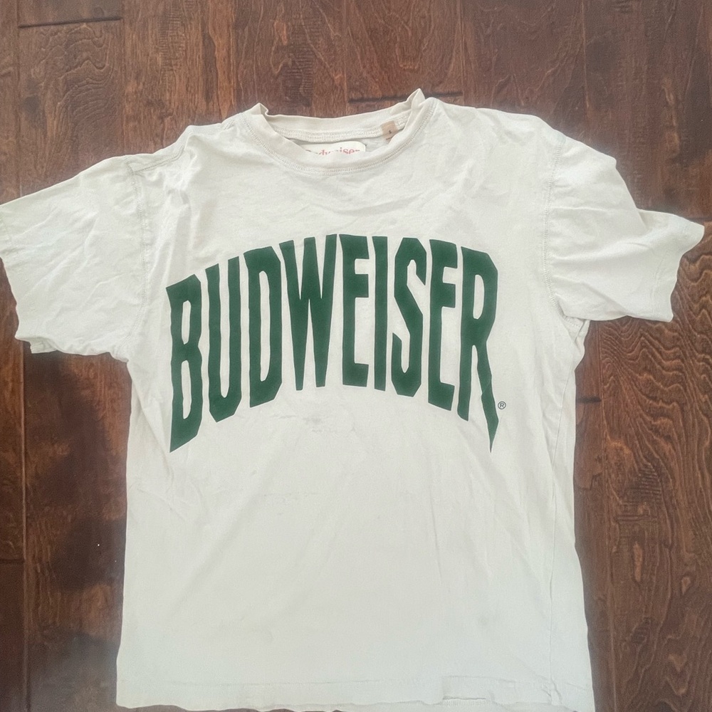 Budweiser Branded White Tee